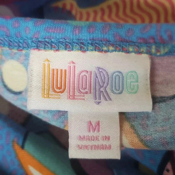 Disney Blue Midi Geometric Mickey Mouse Women's Size Medium NWT - Picture 7 of 9